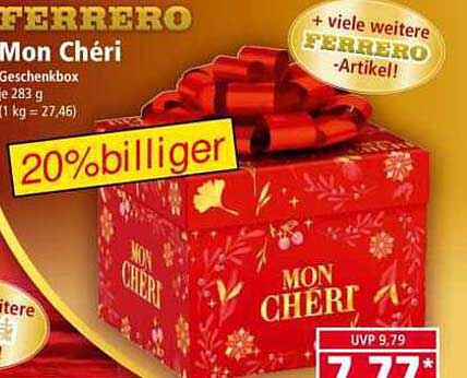 FERRERO Mon Chéri Geschenkbox 283 g