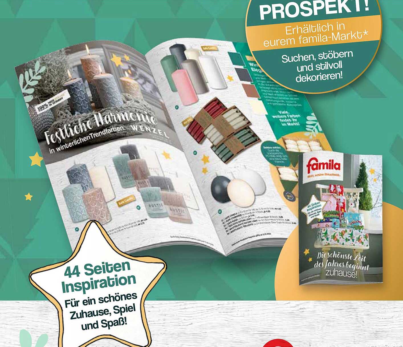 Festliche Harmonien mit Wenzel – Kerzen in winterlichen Trendfarben