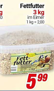 Fettfutter 3 kg im Eimer