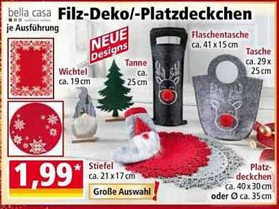 Filz-Deko/-Platzdeckchen von bella casa