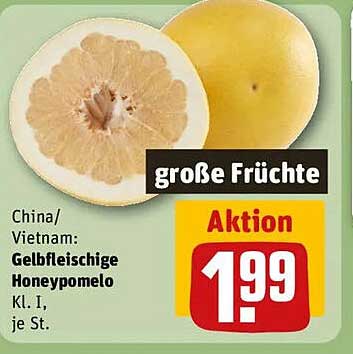 Gelbfleischige Honeypomelo Kl. I, je St.