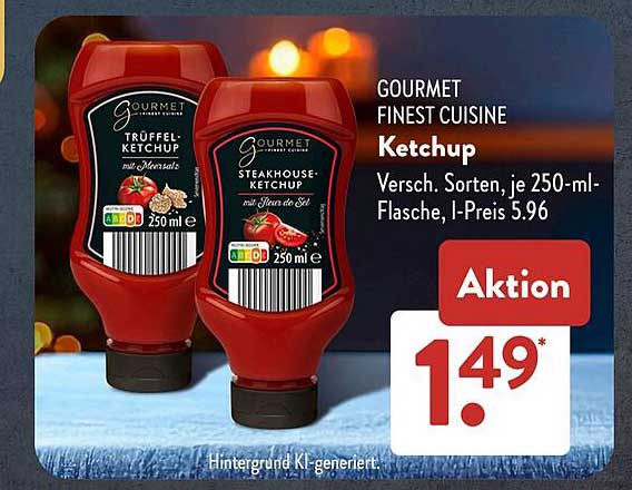 GOURMET FINEST CUISINE Ketchup - Trüffel und Steakhouse