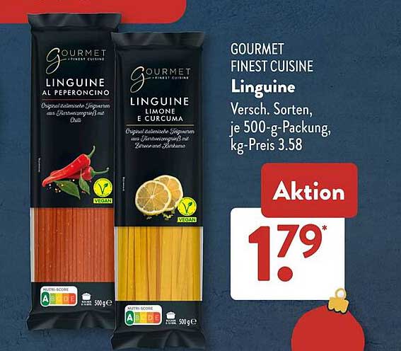 Gourmet Finest Cuisine Linguine – Verschiedene Sorten 500 g