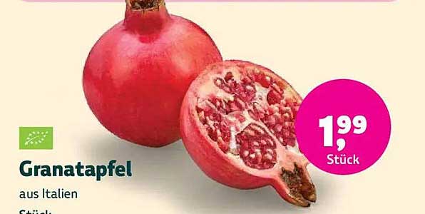 Granatapfel aus Italien, Stück