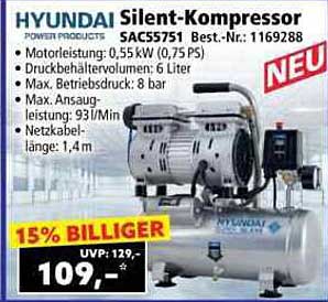 HYUNDAI Silent-Kompressor SAC55751