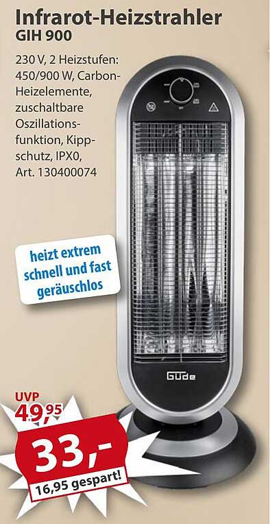 Infrarot-Heizstrahler GIH 900