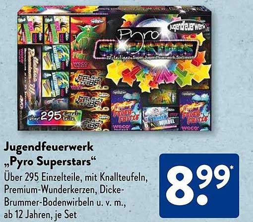 Jugendfeuerwerk 'Pyro Superstars'