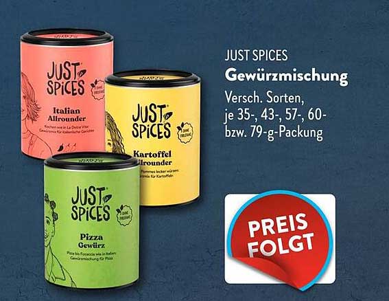 JUST SPICES Gewürzmischung