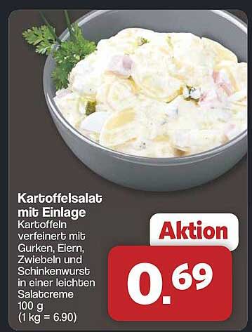 Kartoffelsalat mit Einlage