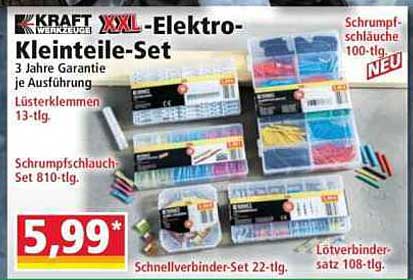 KRAFT XXL-Elektro-Kleinteile-Set