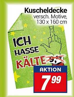 Kuscheldecke mit verschiedenen Motiven, 130 x 160 cm