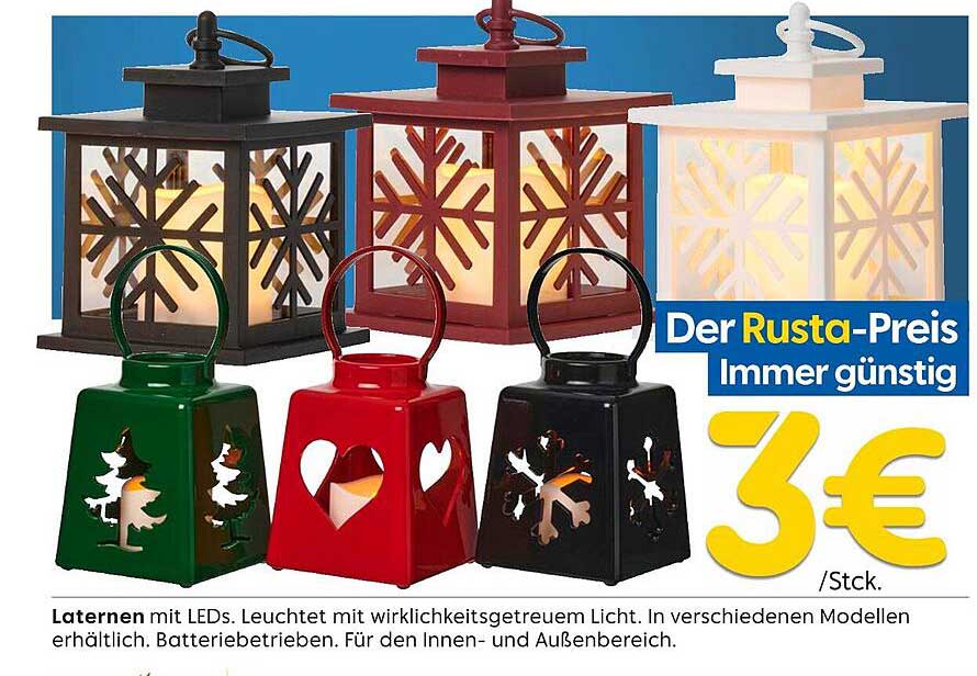 Laternen mit LEDs – Leuchtet mit wirklichkeitsgetreuem Licht