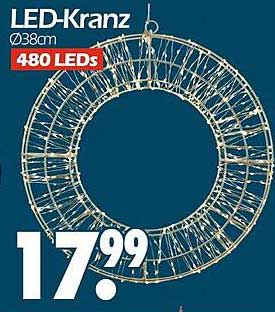 LED-Kranz Ø38 cm mit 480 LEDs
