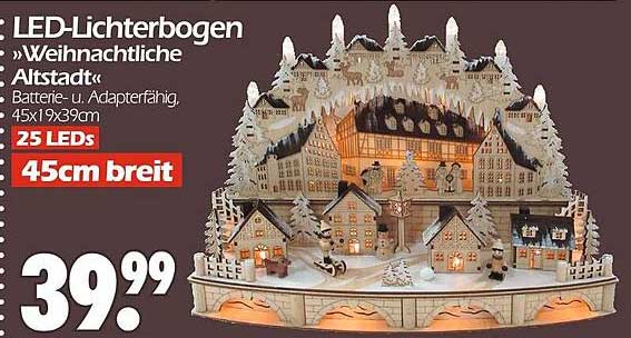 LED-Lichterbogen »Weihnachtliche Altstadt«