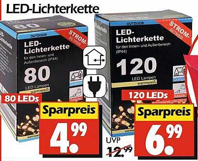 LED-Lichterkette für den Innen- und Außenbereich (IP44)