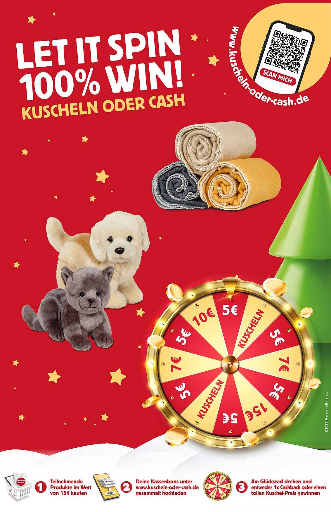 Let it Spin 100% Win! Kuscheln oder Cash