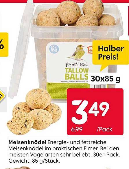 Meisenknödel 30er-Pack – Halber Preis!