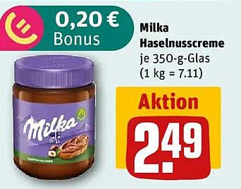 Milka Haselnusscreme je 350-g-Glas