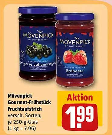 Mövenpick Gourmet-Frühstück Fruchtaufstrich