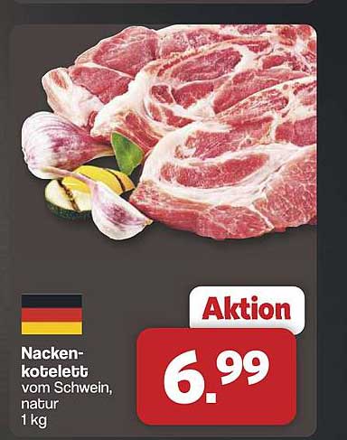 Nacken-kotelett vom Schwein, natur - 1 kg