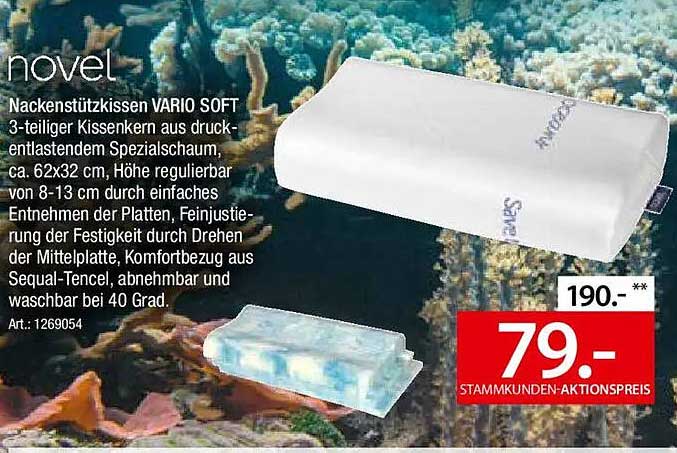 Nackenstützkissen VARIO SOFT - 3-teilig