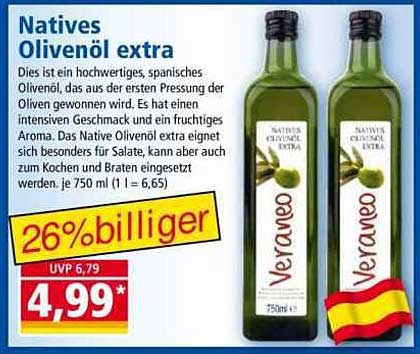 Natives Olivenöl extra - Veraneo