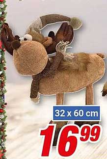 Niedlicher Weihnachtsrentier-Dekoartikel für festliche Stimmung