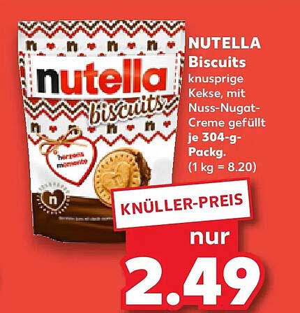 Luxus Nutella Biscuits Rewe Fotos
