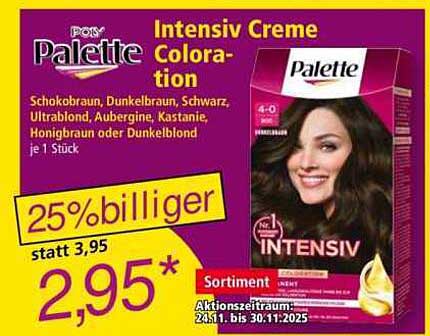 Palette Intensiv Creme Coloration