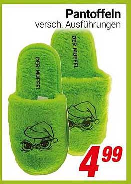 Pantoffeln – verschiedene Ausführungen