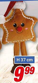Plüsch Lebkuchenmann - 37 cm