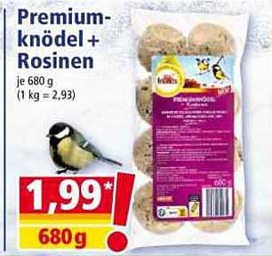Premiumknödel + Rosinen