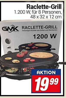 Raclette-Grill 1200 W für 8 Personen