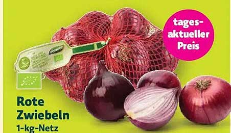 Rote Zwiebeln - 1-kg-Netz