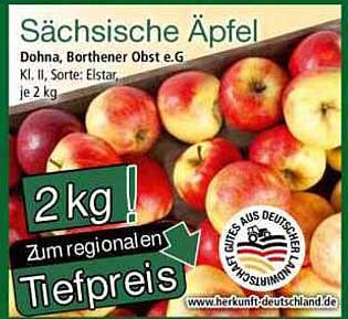 Sächsische Äpfel - Qualität direkt vom Erzeuger