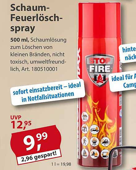 Schaum-Feuerlöscher 500 ml
