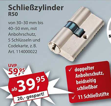 Schließzylinder R50