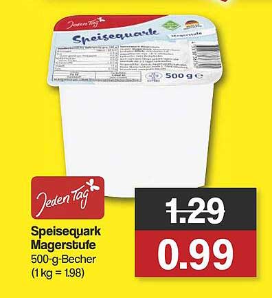 Speisequark Magermilch 500-g-Becher