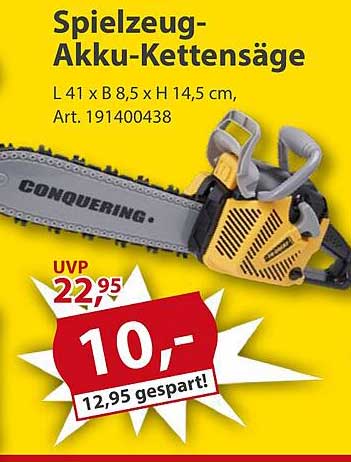 Spielzeug-Akku-Kettensäge