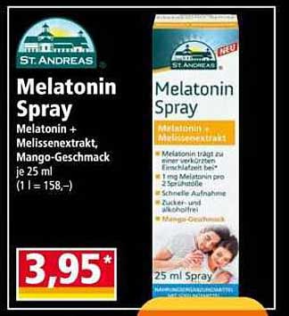 St. Andreas Melatonin Spray - 25 ml