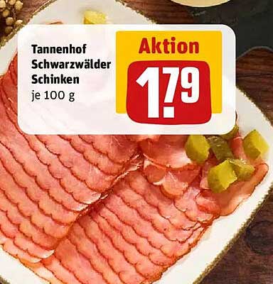 Tannenhof Schwarzwälder Schinken je 100 g