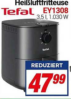 Tefal Heißluftfritteuse EY1308 - 3,5 l, 1.030 W