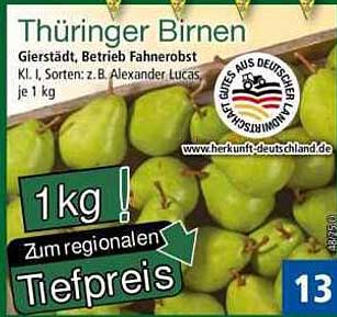 Thüringer Birnen