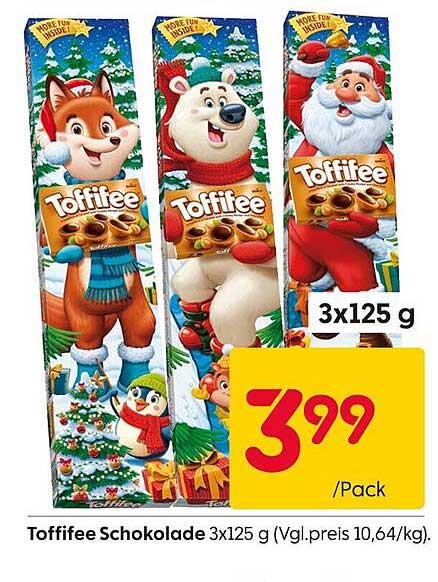 Toffifee Schokolade 3x125 g