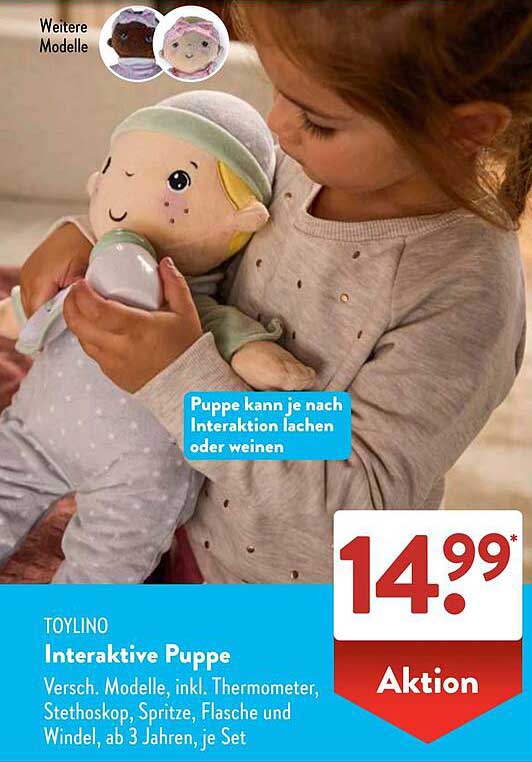 TOYLINO Interaktive Puppe