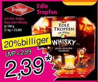 Trumpf Edle Tropfen Whisky 100 g