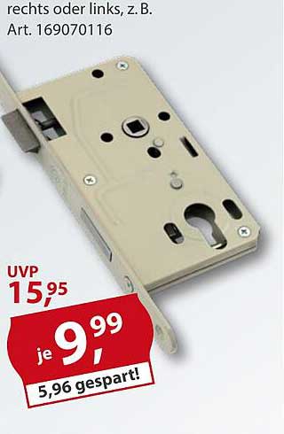 Türschloss für rechts oder links, z.B. Art. 169070116