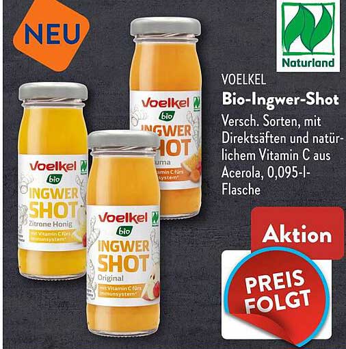 Voelkel Bio-Ingwer-Shot - Verschiedene Sorten