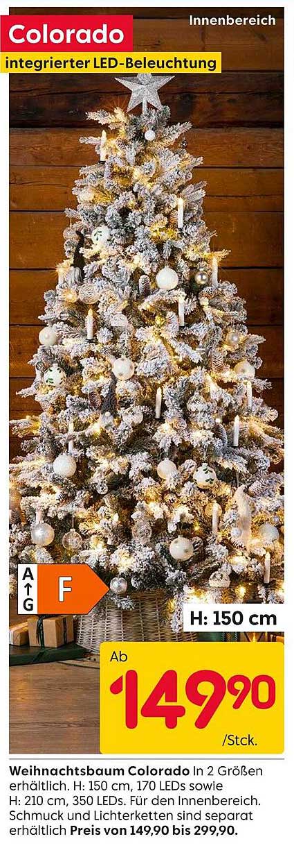 Weihnachtsbaum Colorado mit integrierter LED-Beleuchtung