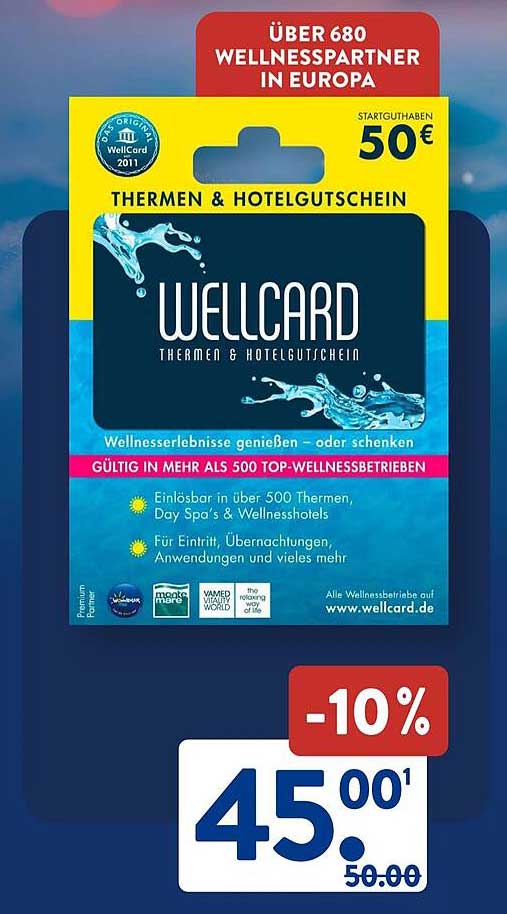 Wellcard Therme & Hotelgutschein – Wellness für Körper und Seele
